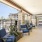 outdoor lounge area
