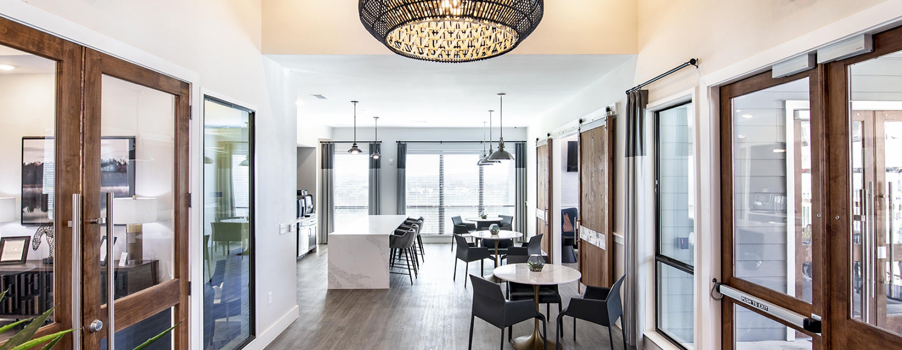 lobby at The Ridge at Headwaters